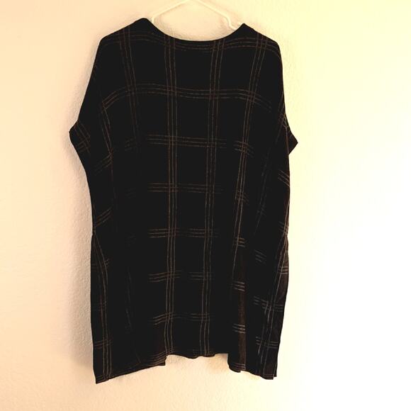 Ann Taylor Factory Gray Viscose Blend Poncho Sweater Size ML - Picture 6 of 8